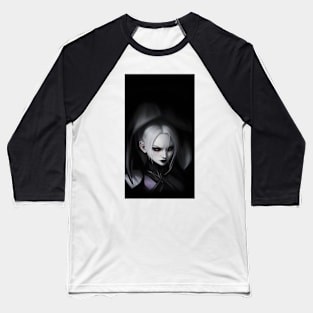 "Lysandra" Vampire (Black and color Design) Baseball T-Shirt